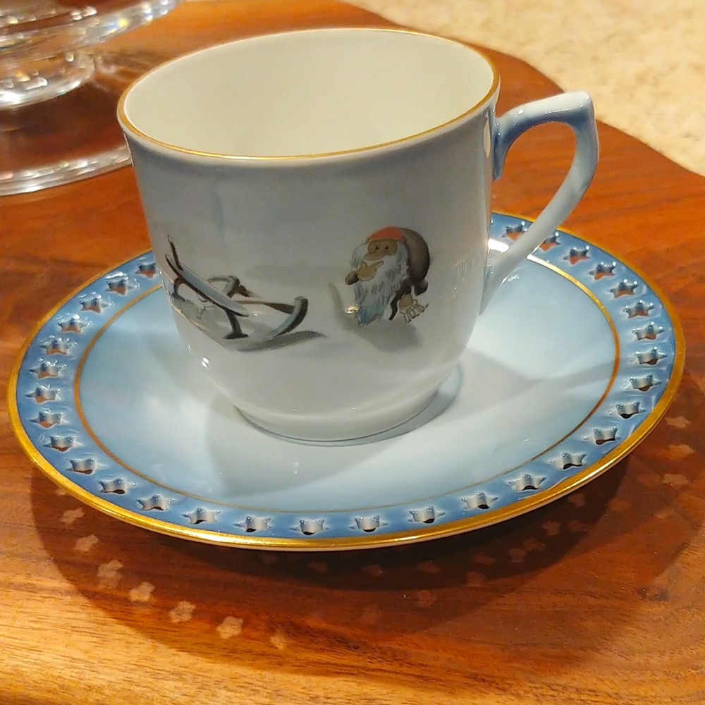 Harald Wiberg Cup & Saucer by Bing & Grondahl Denmark